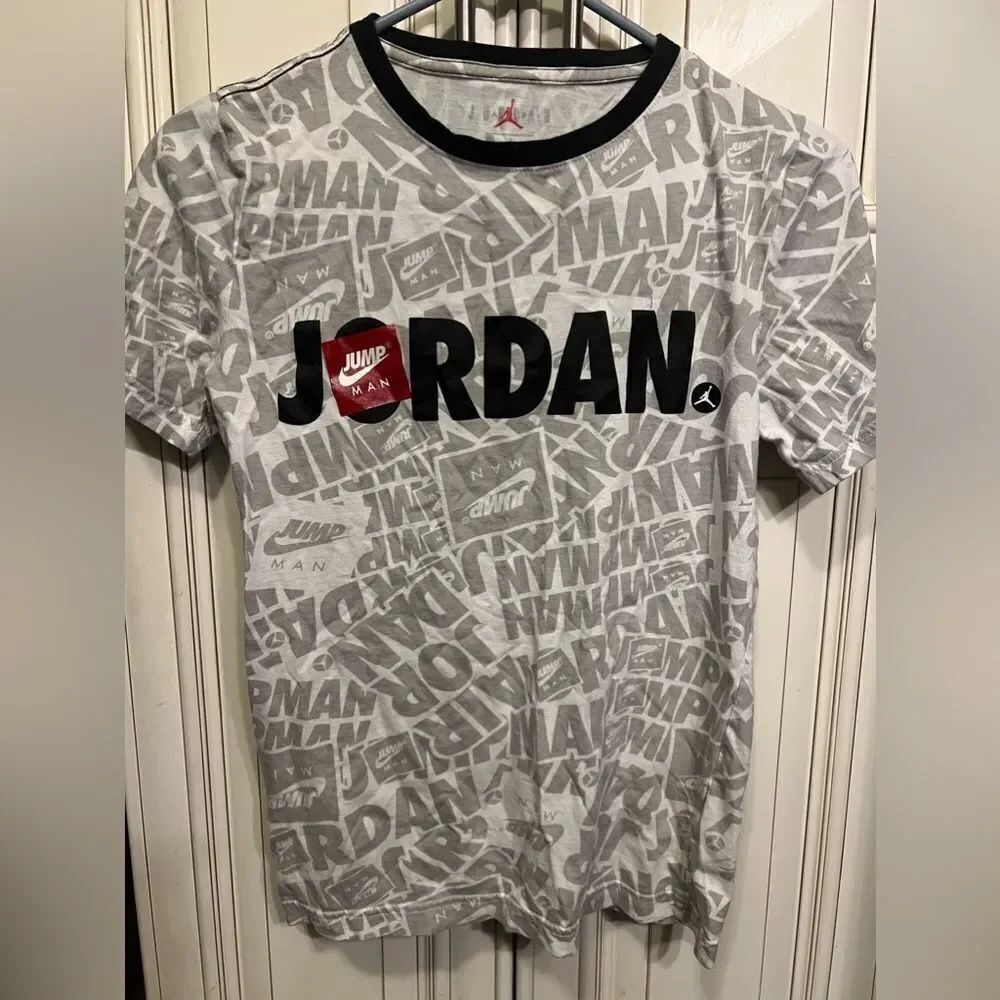 Air Jordan Youth Large  All Over Print  Jumpman Logo 12-14